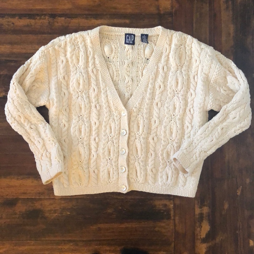 Gap Cable-Knit Cardigan